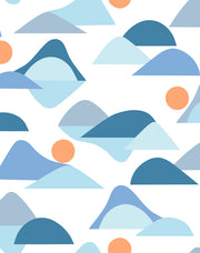 'slopes' Wallpaper By Tea Collection - Blue