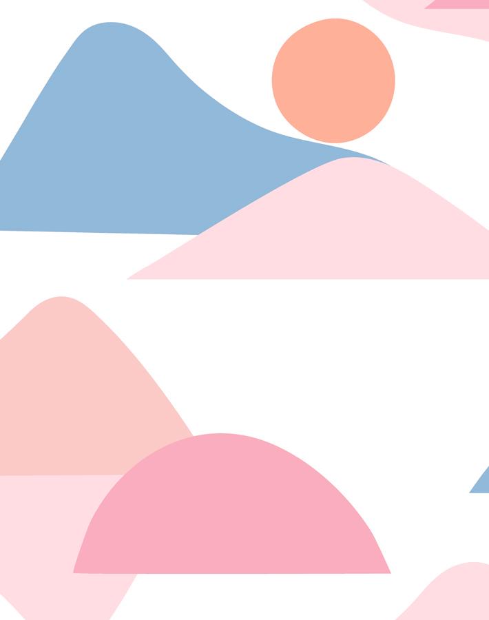 'slopes' Wallpaper By Tea Collection - Bubblegum