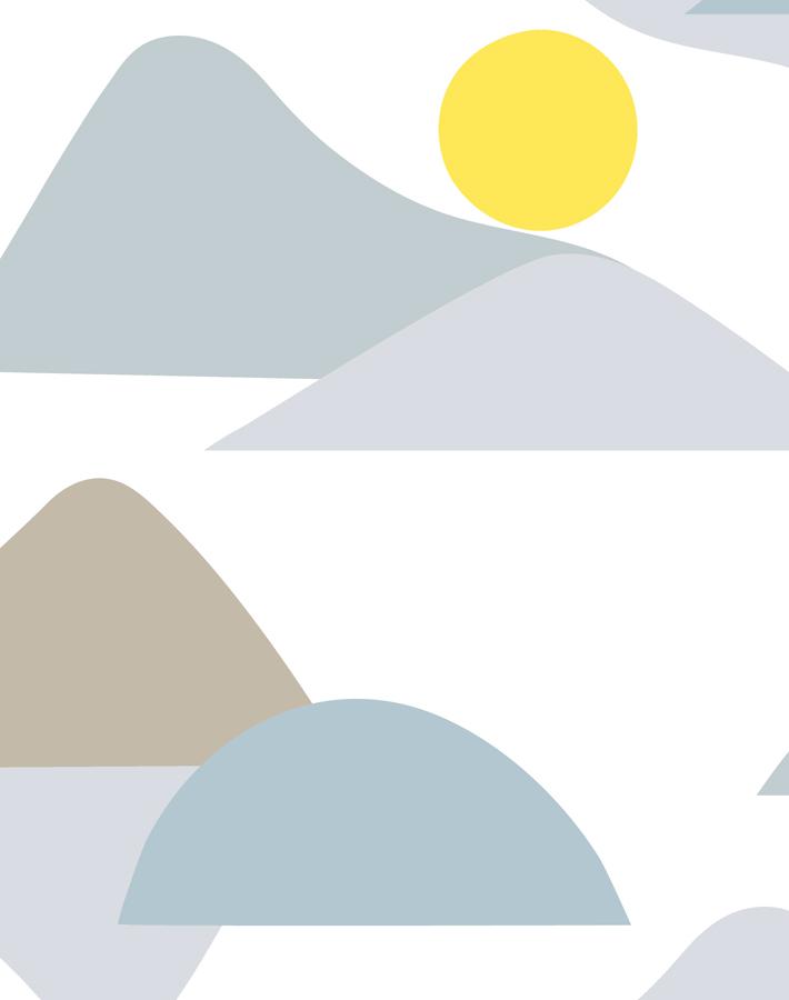 'slopes' Wallpaper By Tea Collection - Gray