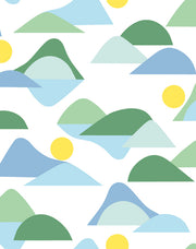 'slopes' Wallpaper By Tea Collection - Green