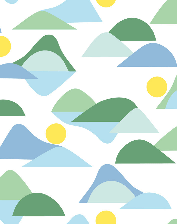 'slopes' Wallpaper By Tea Collection - Green