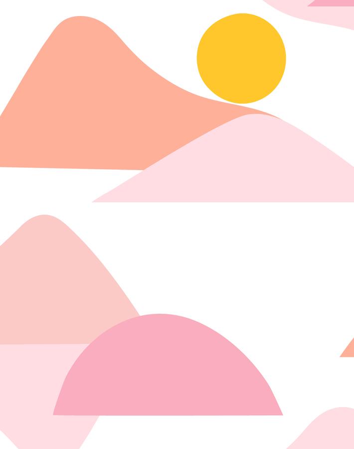 'slopes' Wallpaper By Tea Collection - Pink
