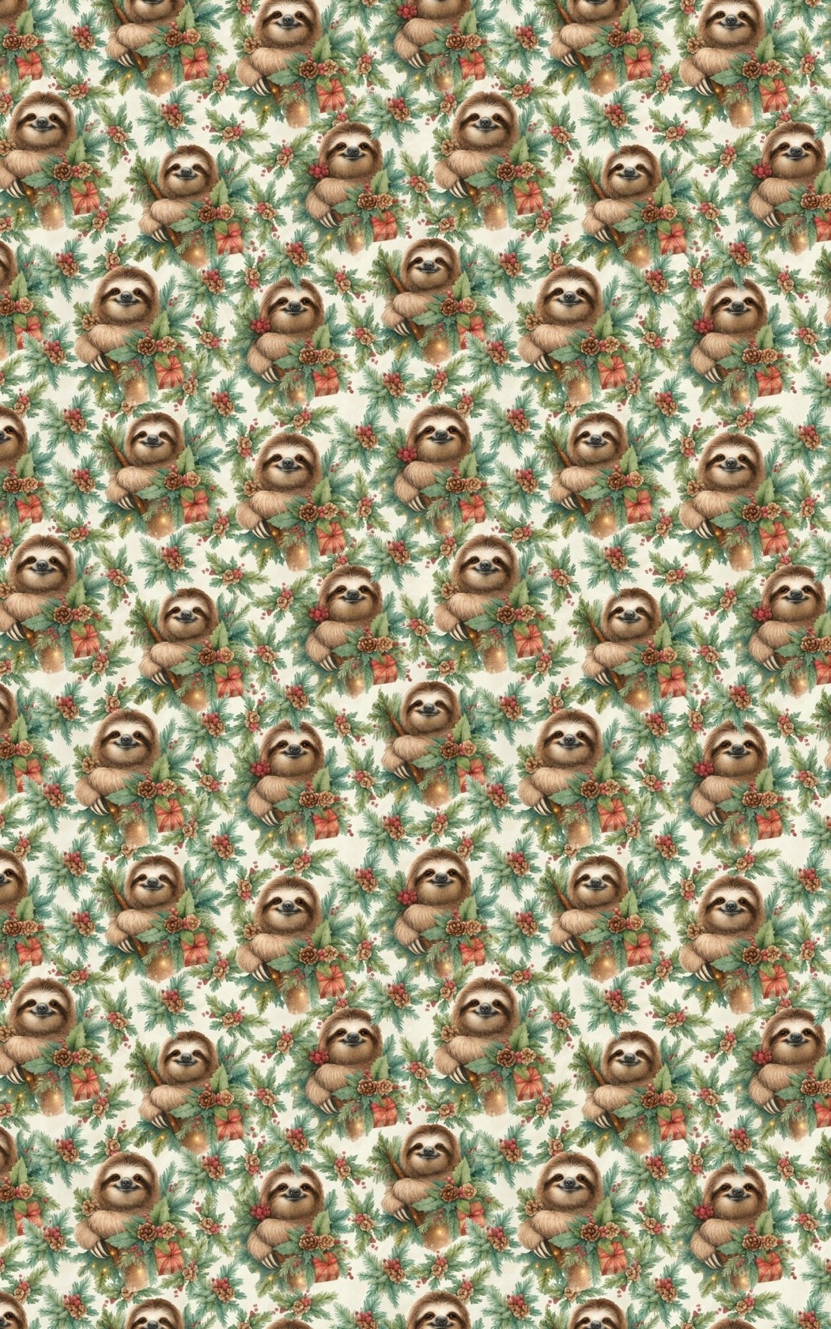 Slow & Mistletoe Wrapping Paper