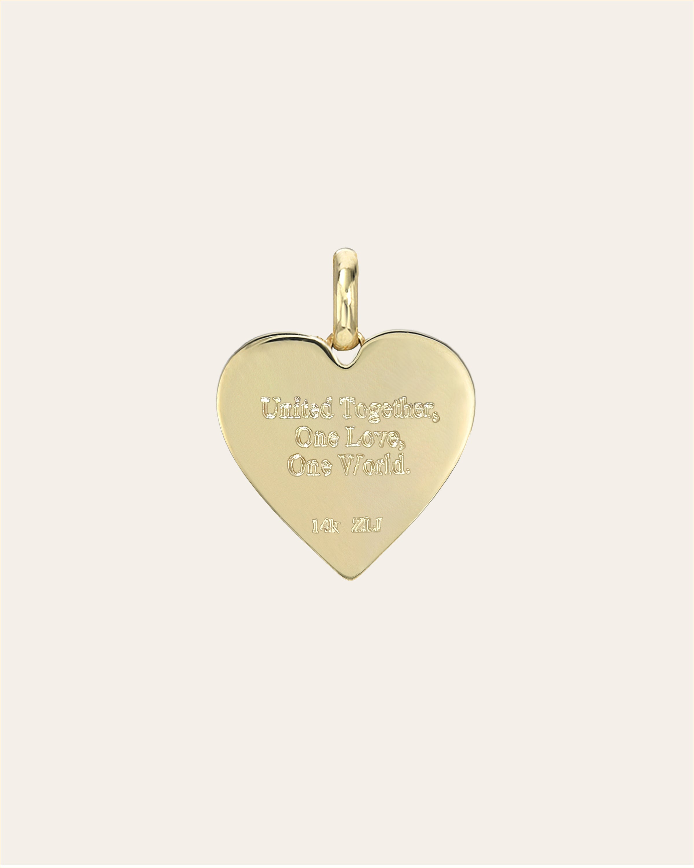 Small One Love Heart Pendant