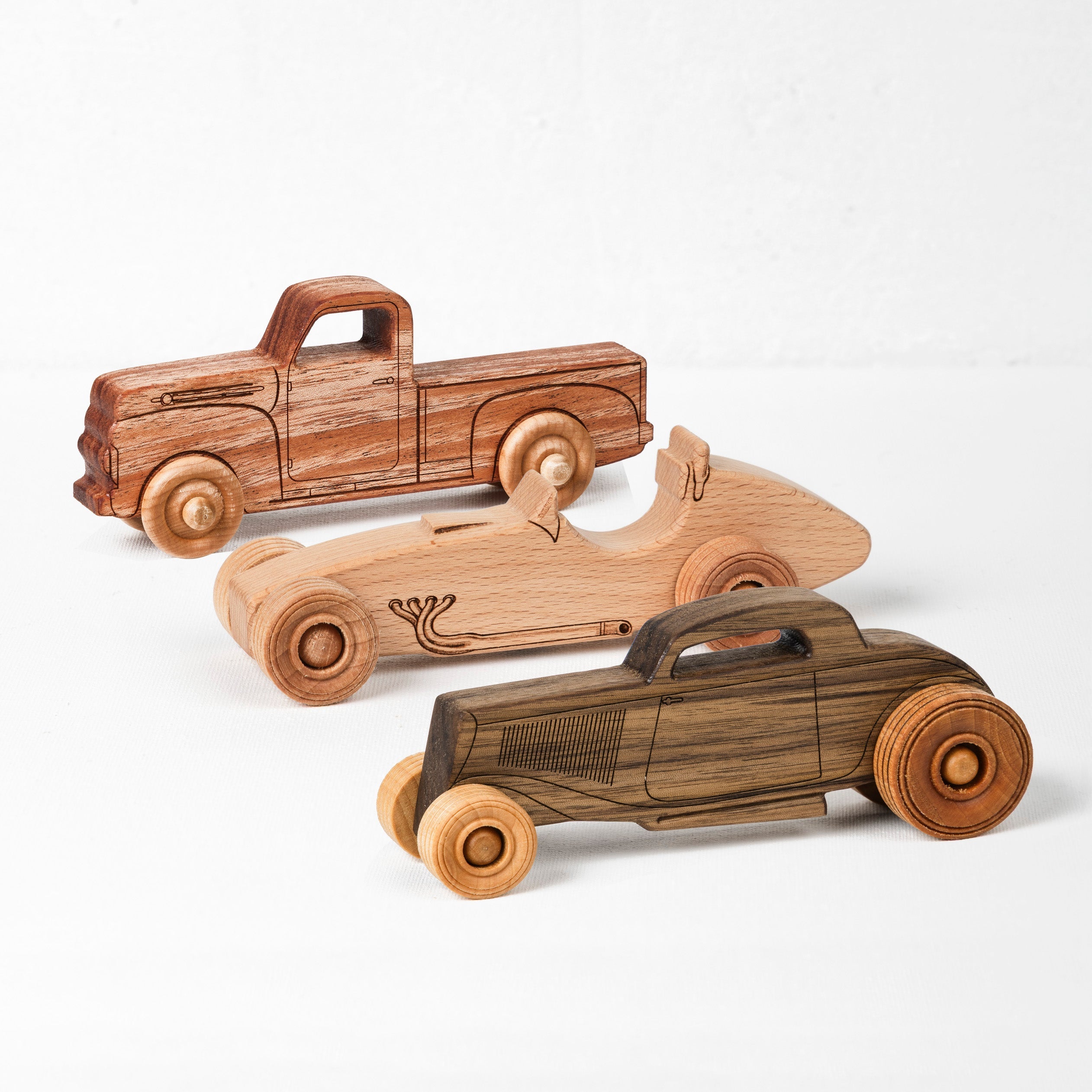 Wooden Vehicle Trio Set | Nominated For 2026 Astra Play Award | Made In The Usa 🇺🇸