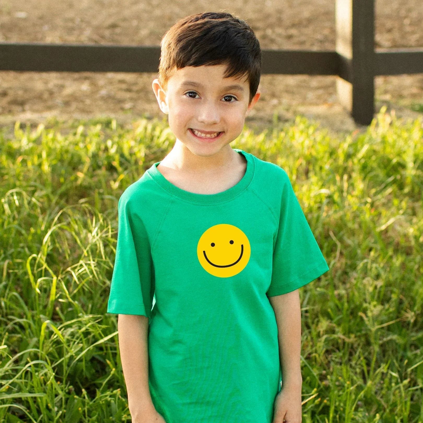 Organic Happy Face T-shirt