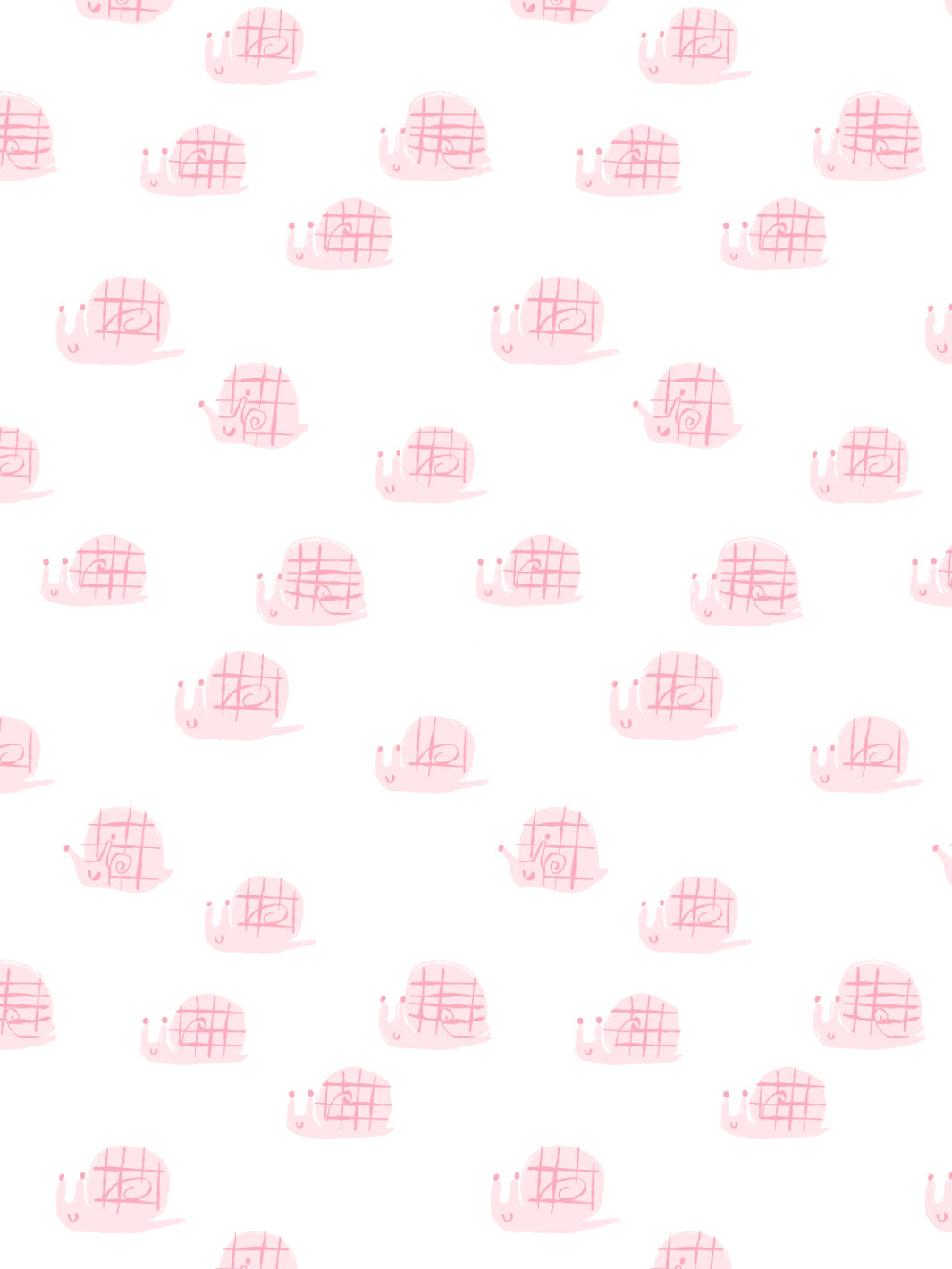 'snails' Wallpaper By Tea Collection - Bubblegum