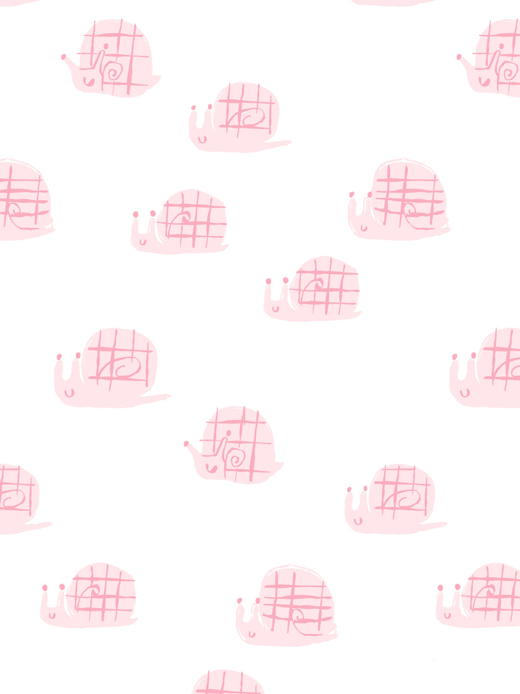 'snails' Wallpaper By Tea Collection - Bubblegum