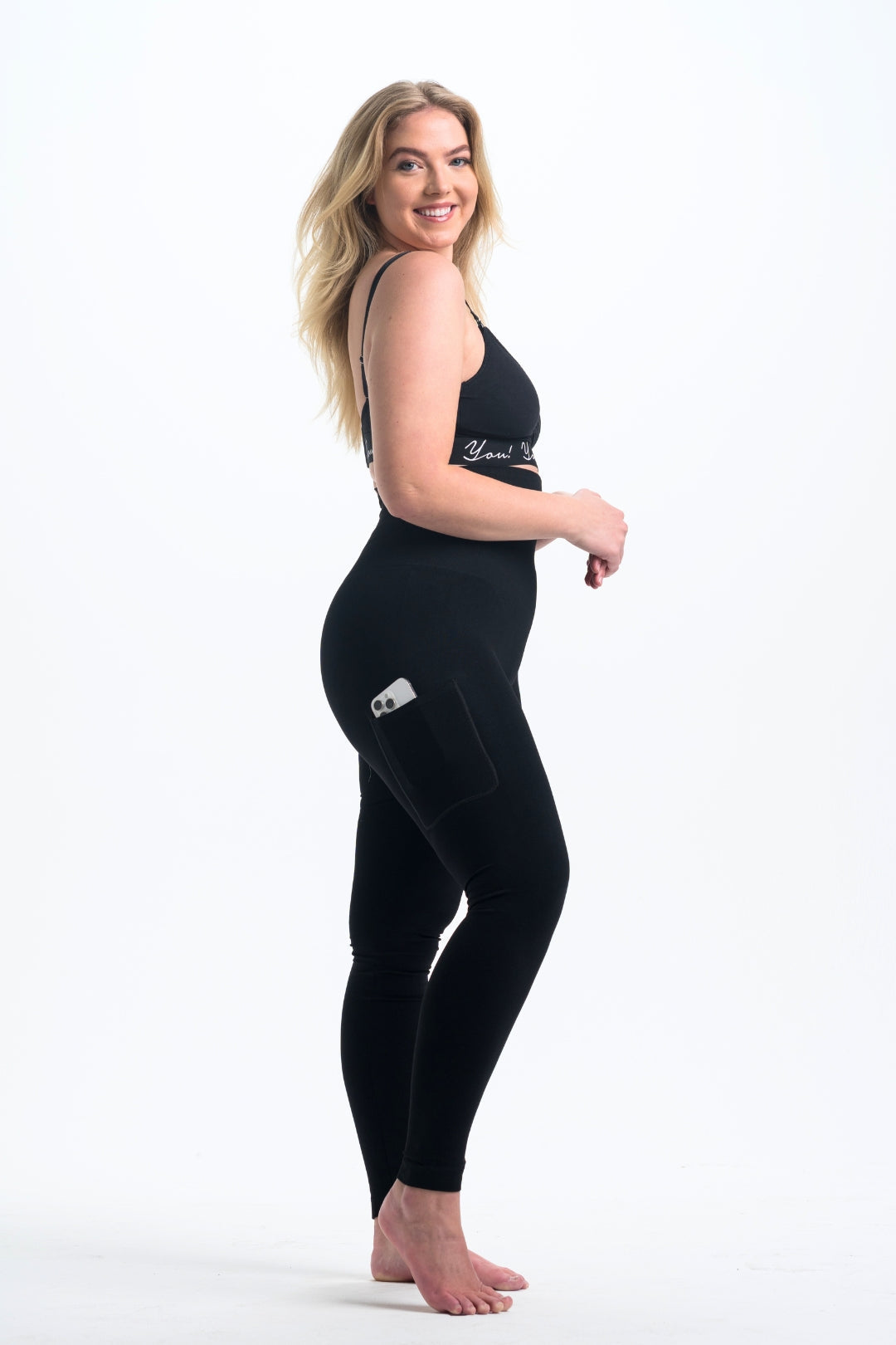 Snapback™ Postpartum Leggings - Black