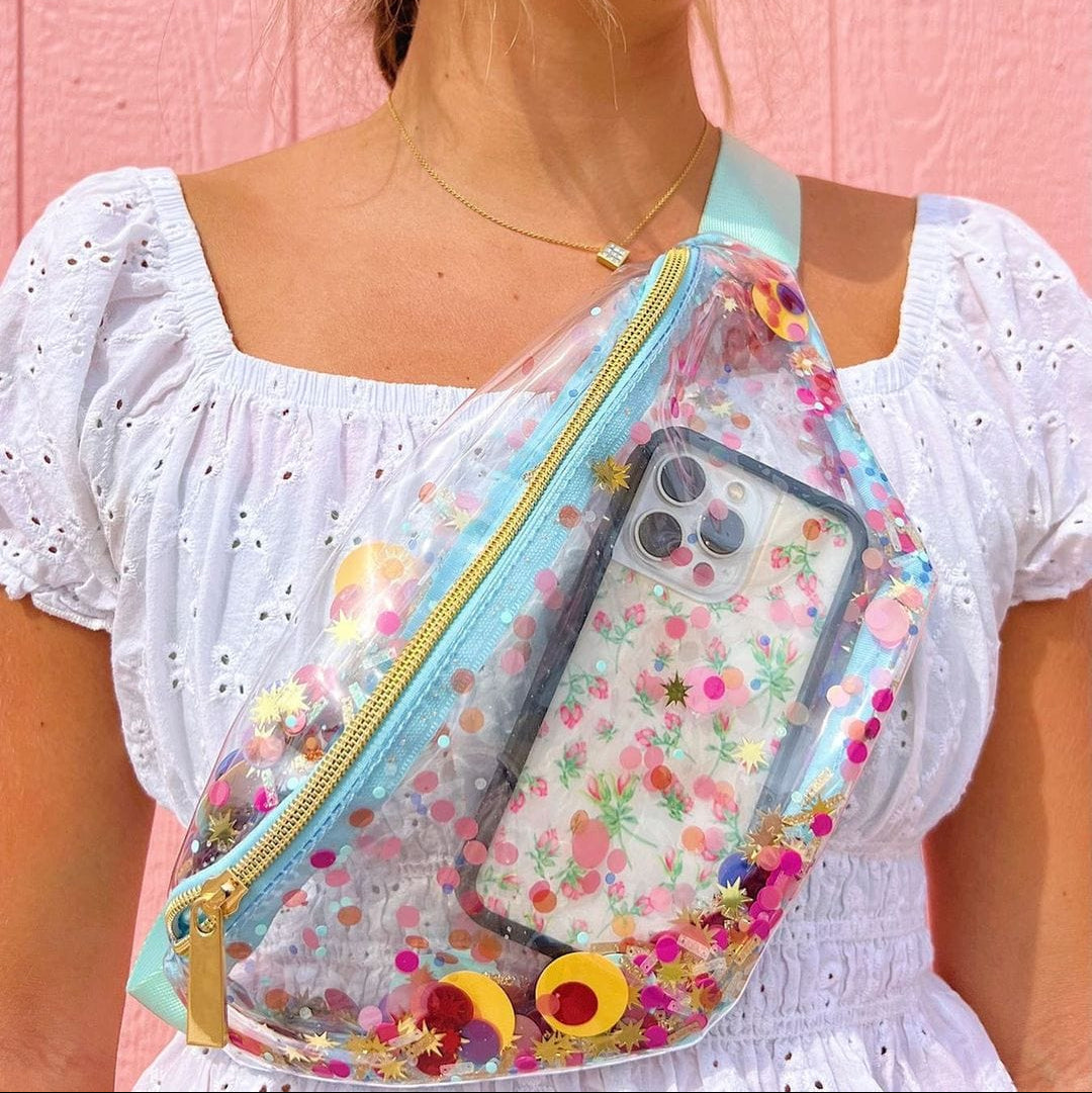 Multicolor Confetti Belt Bag