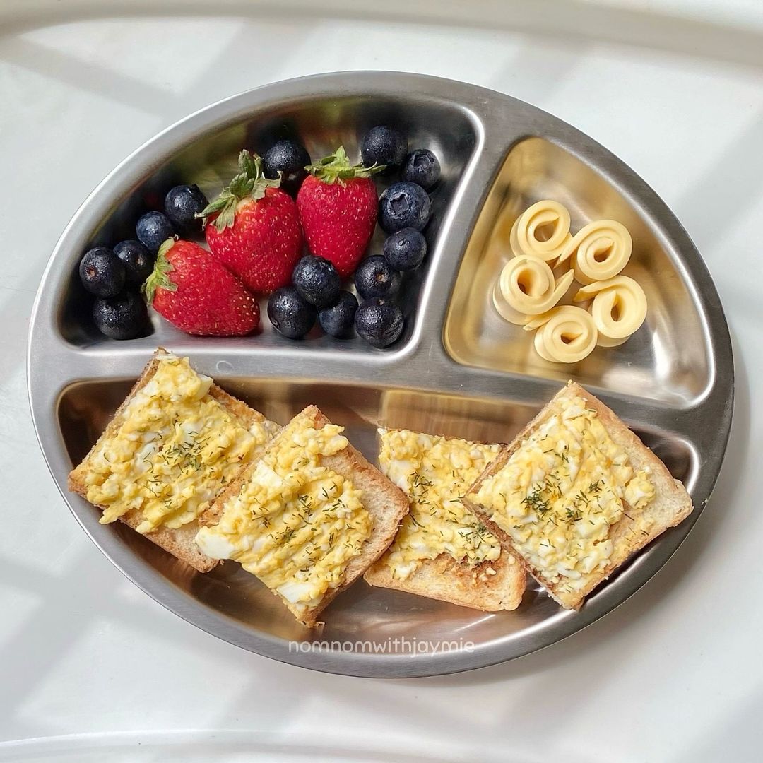 Stainless Steel Suction Baby Plate