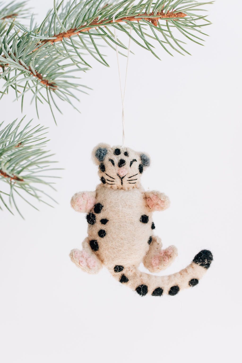 Snow Leopard Ornament