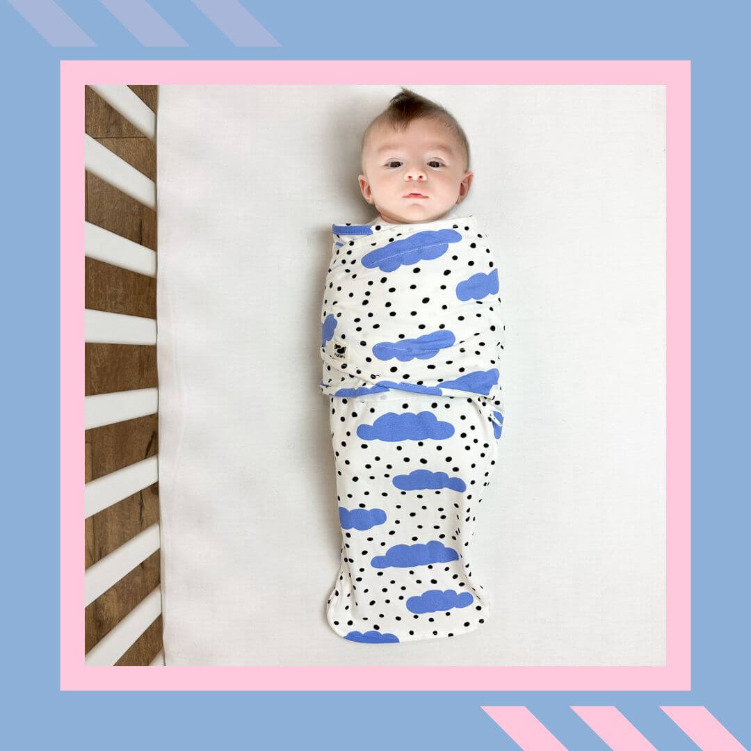 Blue Clouds Snugababe Swaddle™ Sleep Pod
