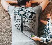 Car Play Mat Shirt: Perfect Fathers Day Gift From Toddler!