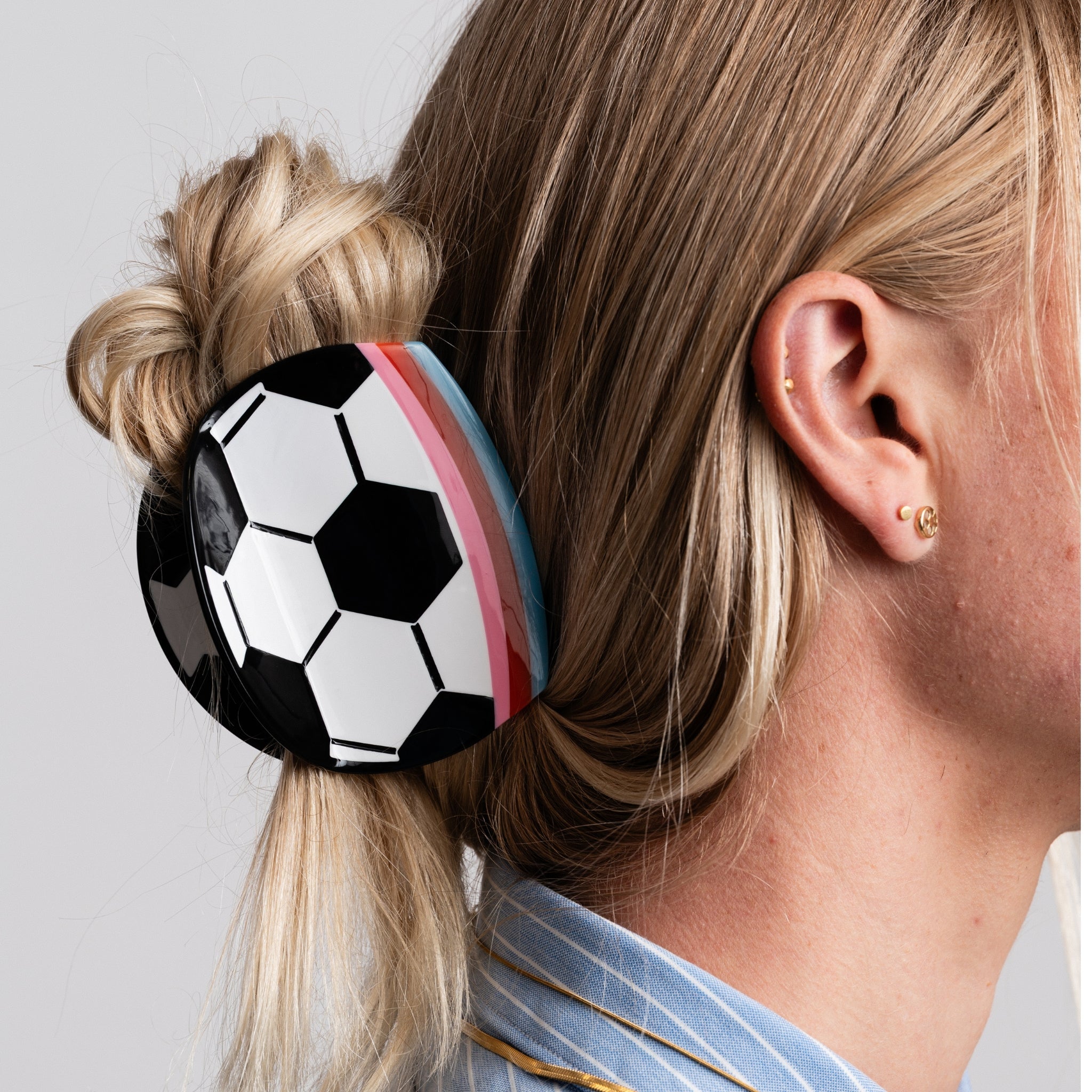 Soccer Ball Hair Claw