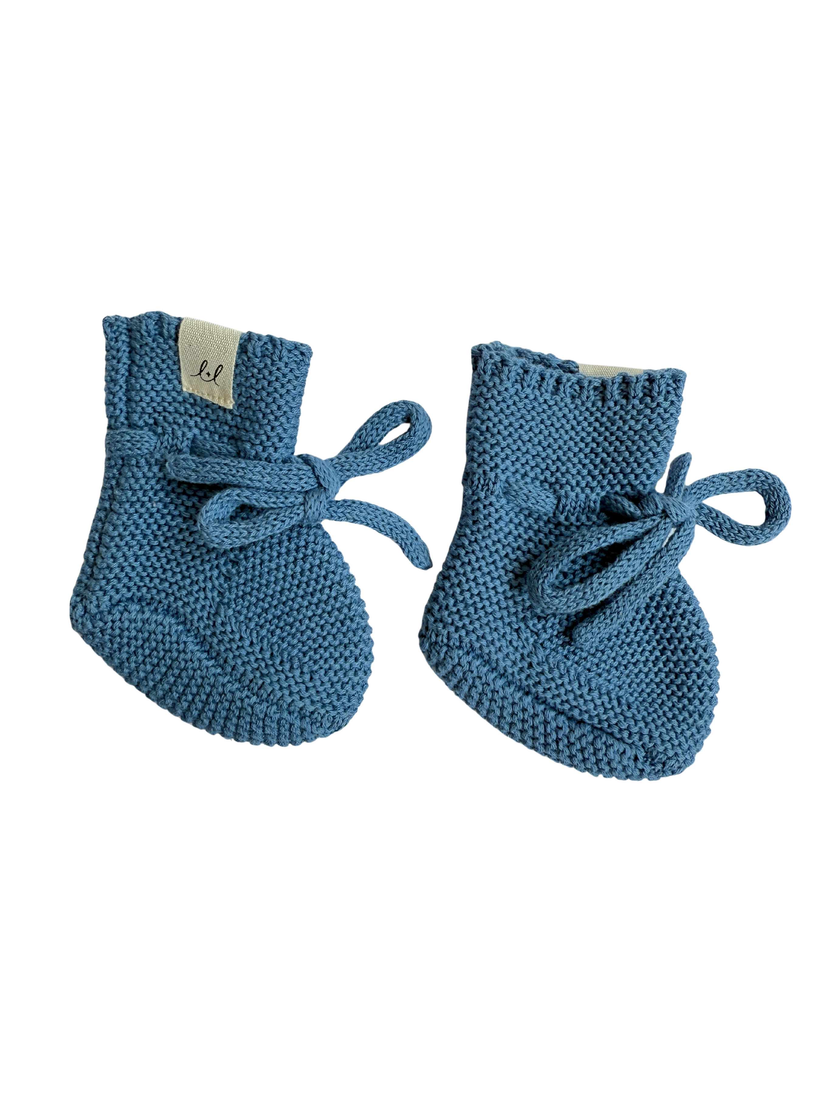 Sock Booties - Denim Blue