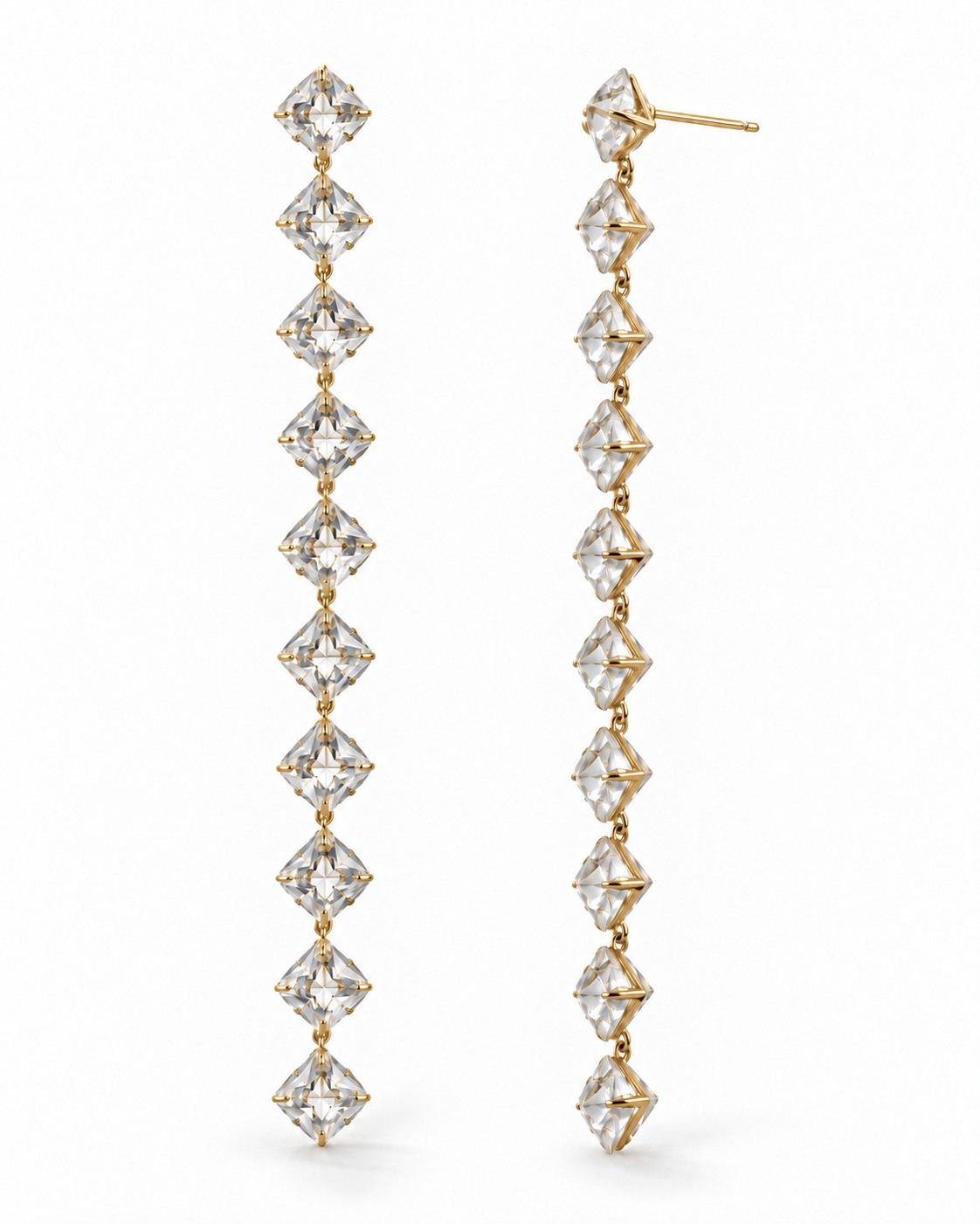 Celestine Cz Drop Earrings