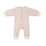 Sok | Baby Girls Ivory Cotton Red Cherry Print Romper