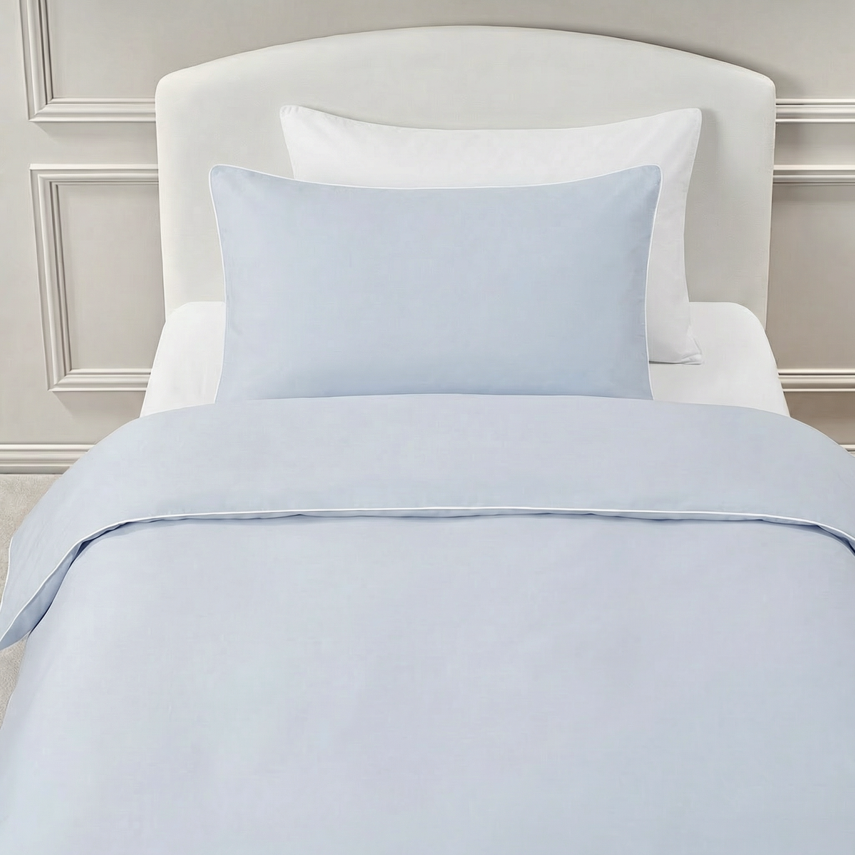 Classic Piped Twin Set - Blue
