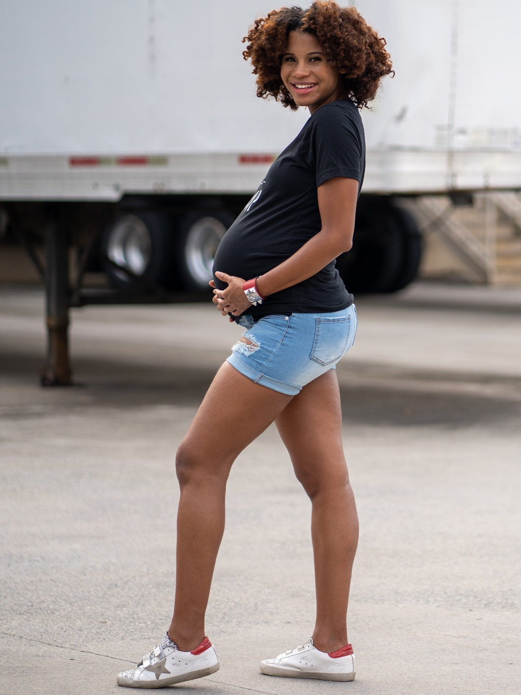 Soma Maternity Jean Shorts