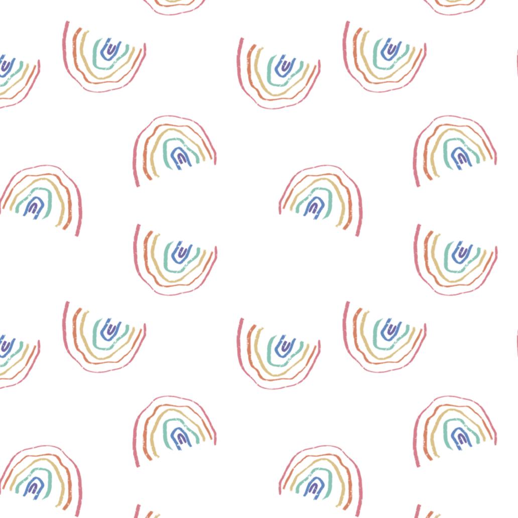 Somewhere Over The Rainbow Swaddle Blanket