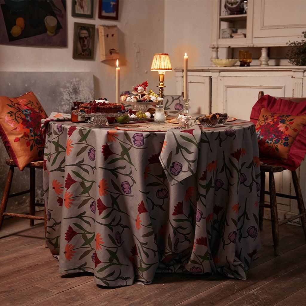 Tablecloth Picnic On The Meadow