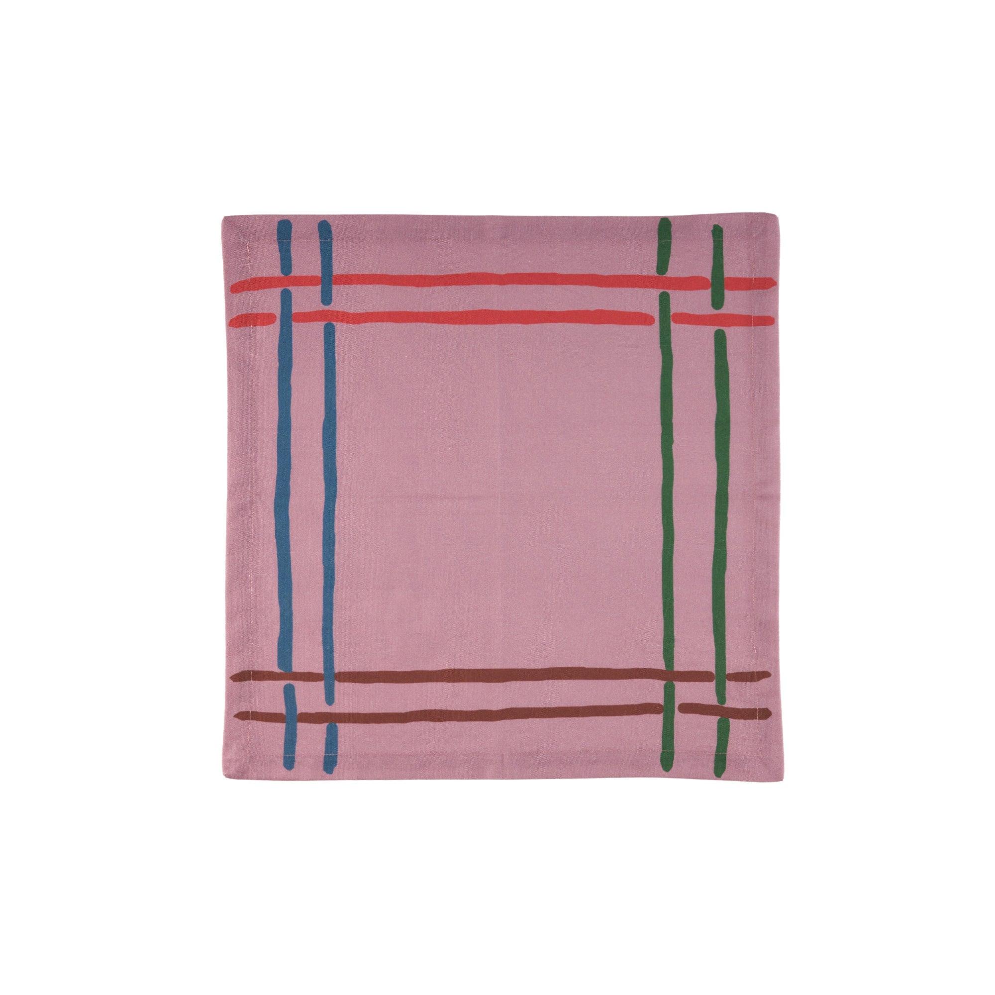 6 Napkins La Vie En Rose