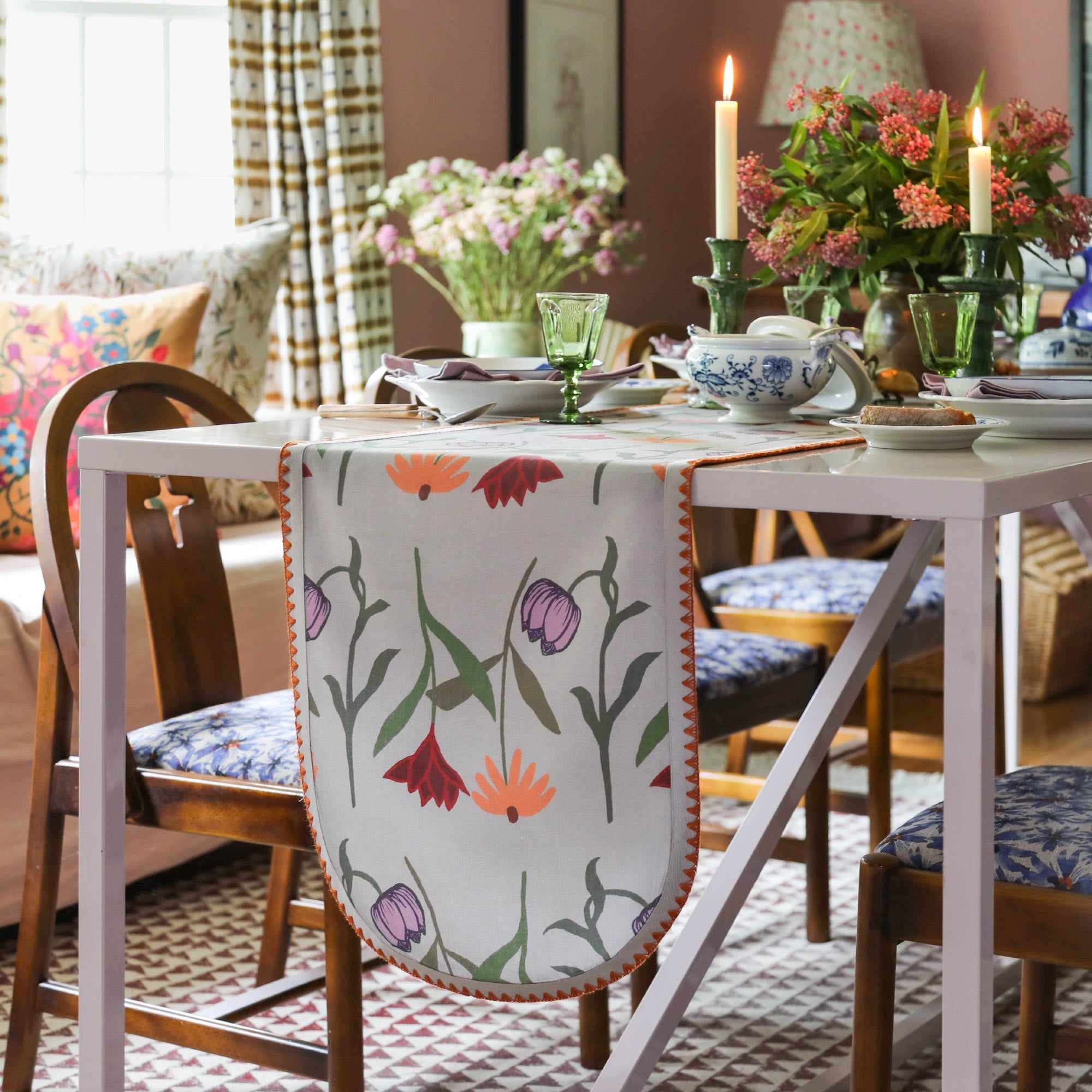 Table Runner Picnic On The Meadow
