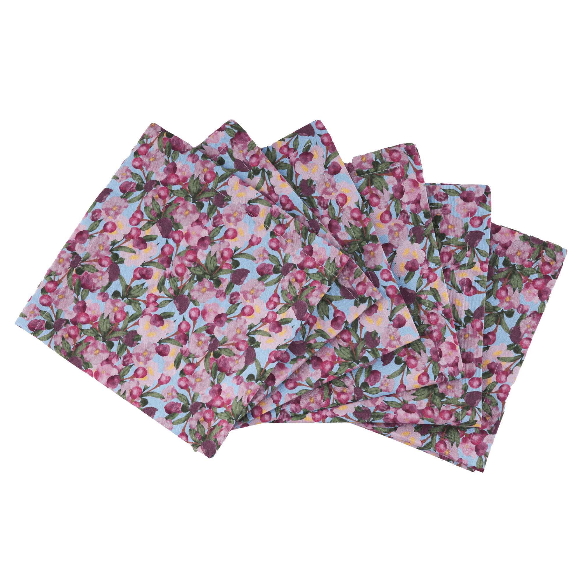 6 Napkins Romance Is Dead Blue