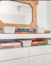 The Sculpted Bin - Long With Lid | Set Of 3