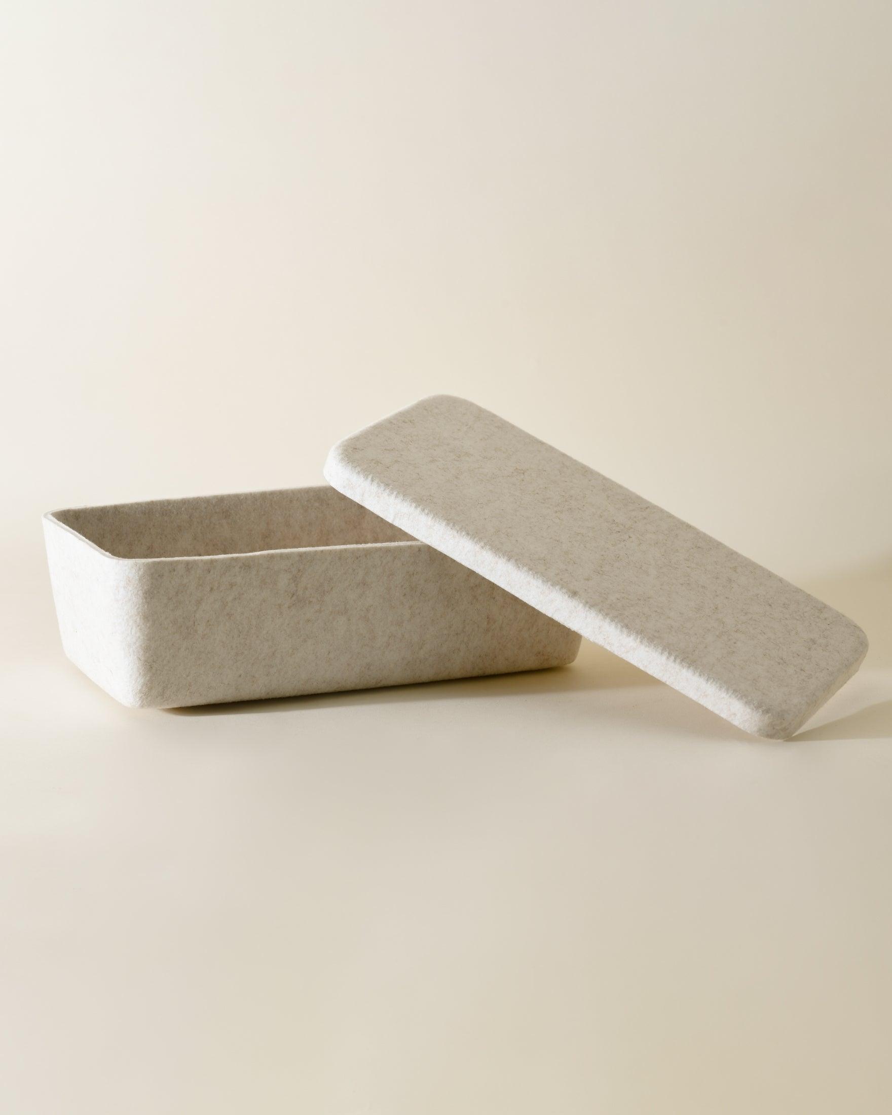 The Sculpted Bin - Long With Lid