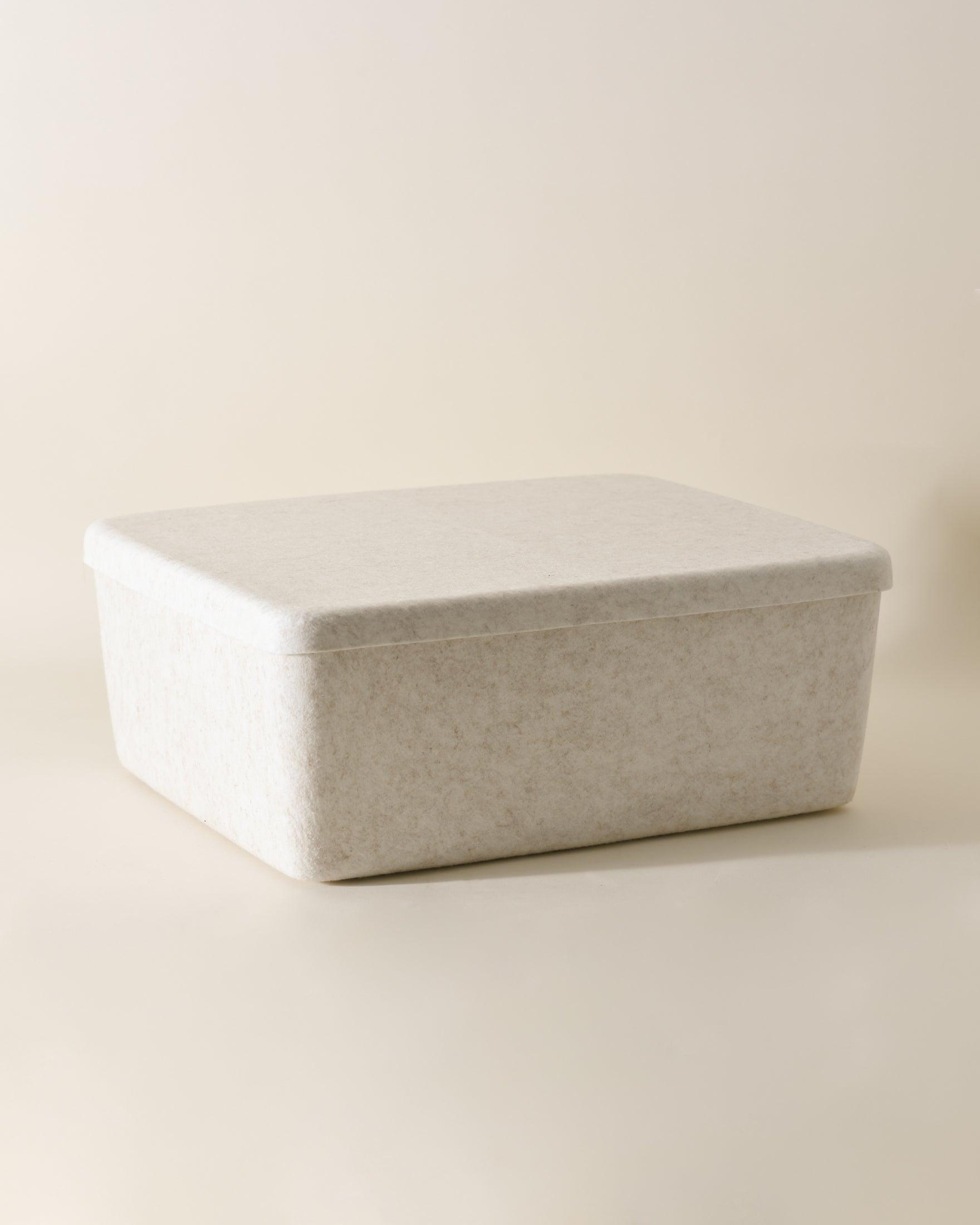 The Sculpted Bin - Large With Lid | Set Of 3
