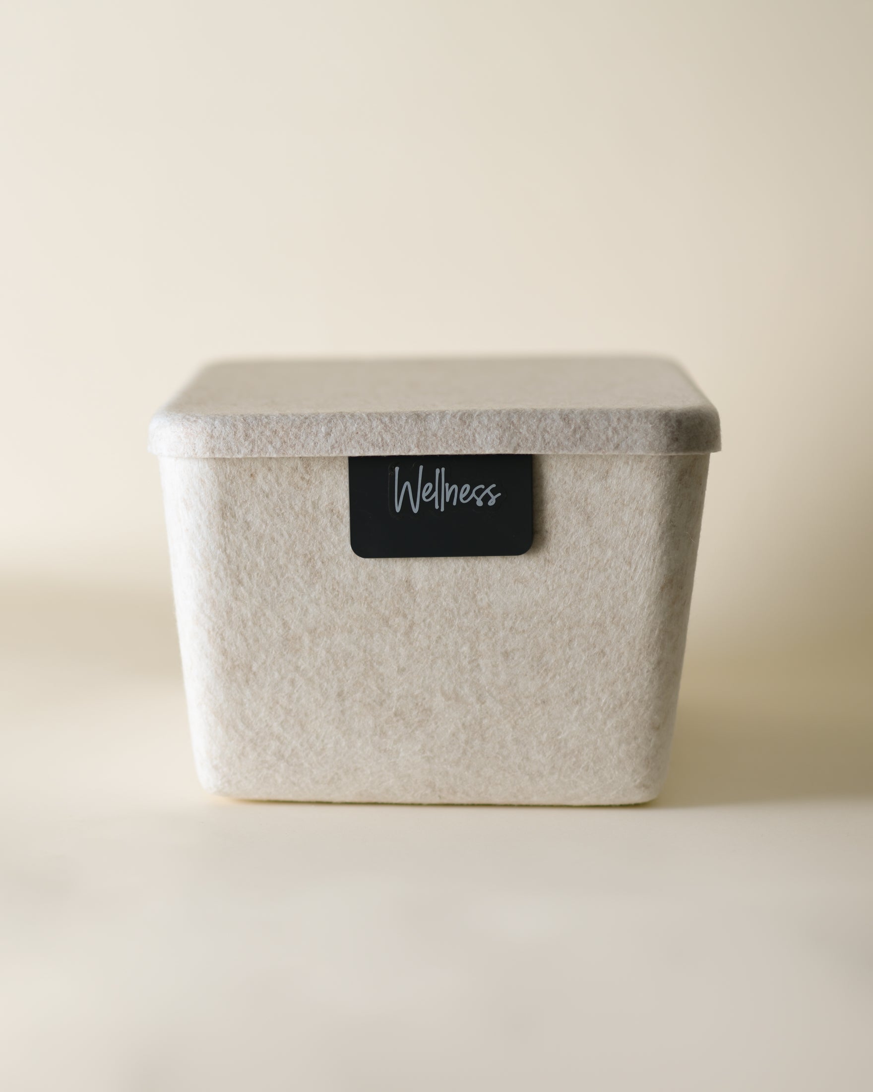 The Sculpted Bin - Wide With Lid | Set Of 3