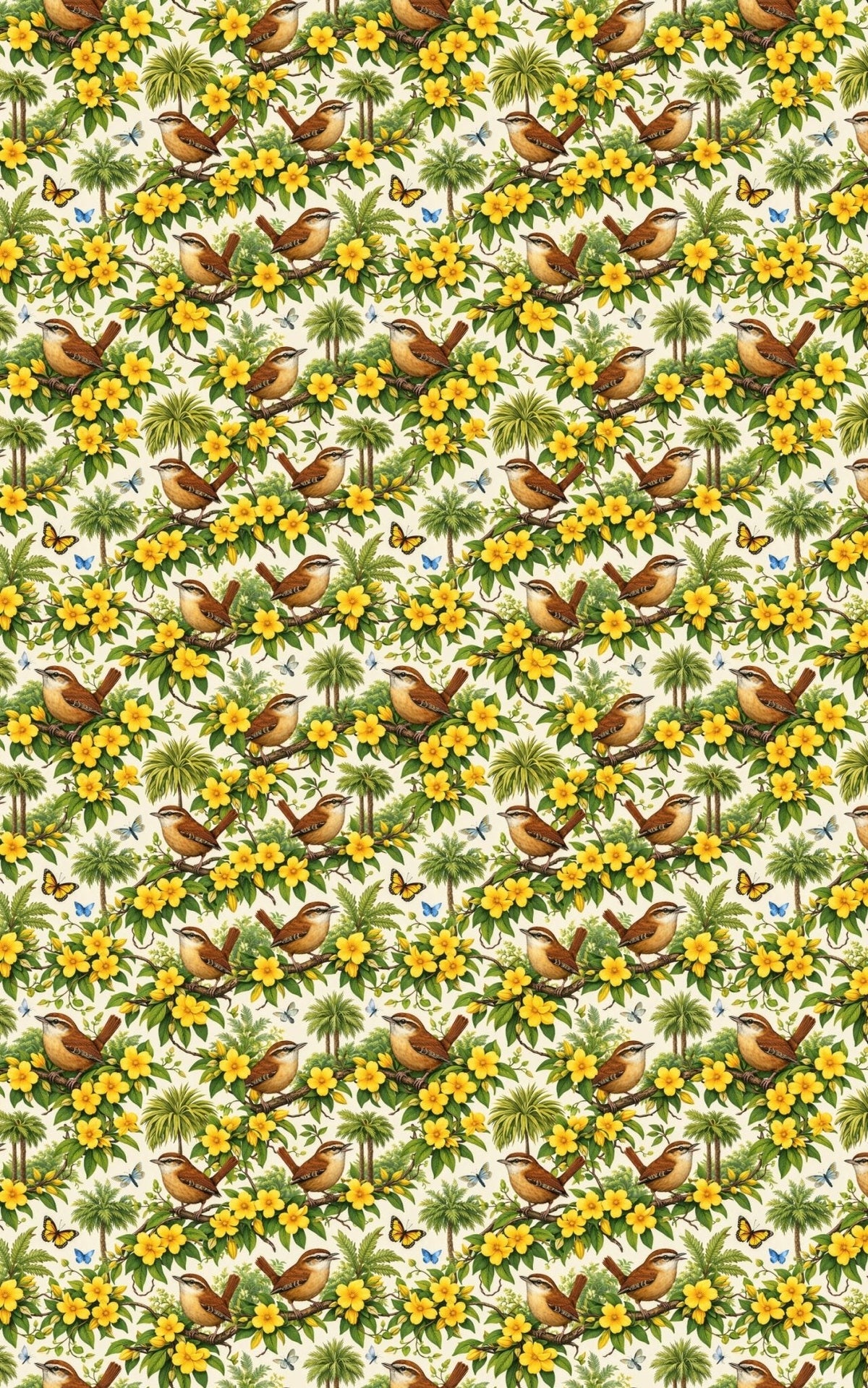 South Carolina Flora & Fauna Wrapping Paper