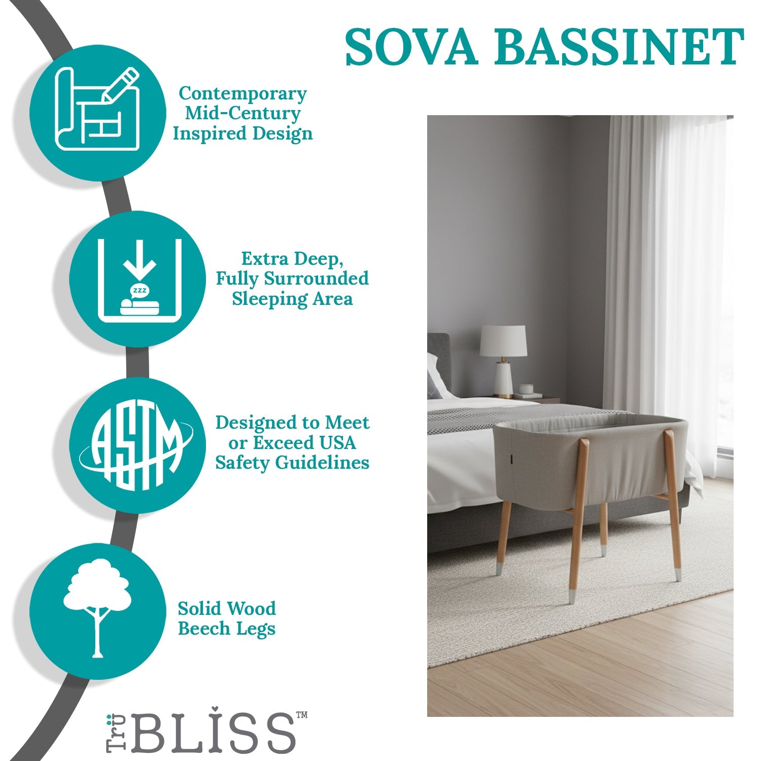 Trubliss Sova Bassinet