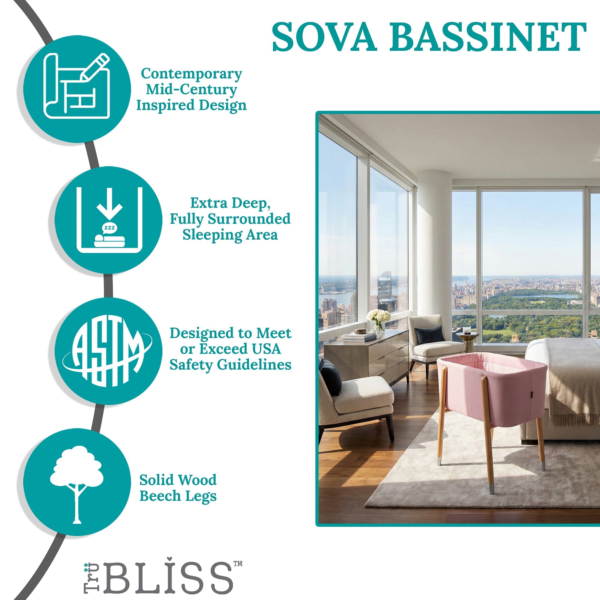 Trubliss Sova Bassinet