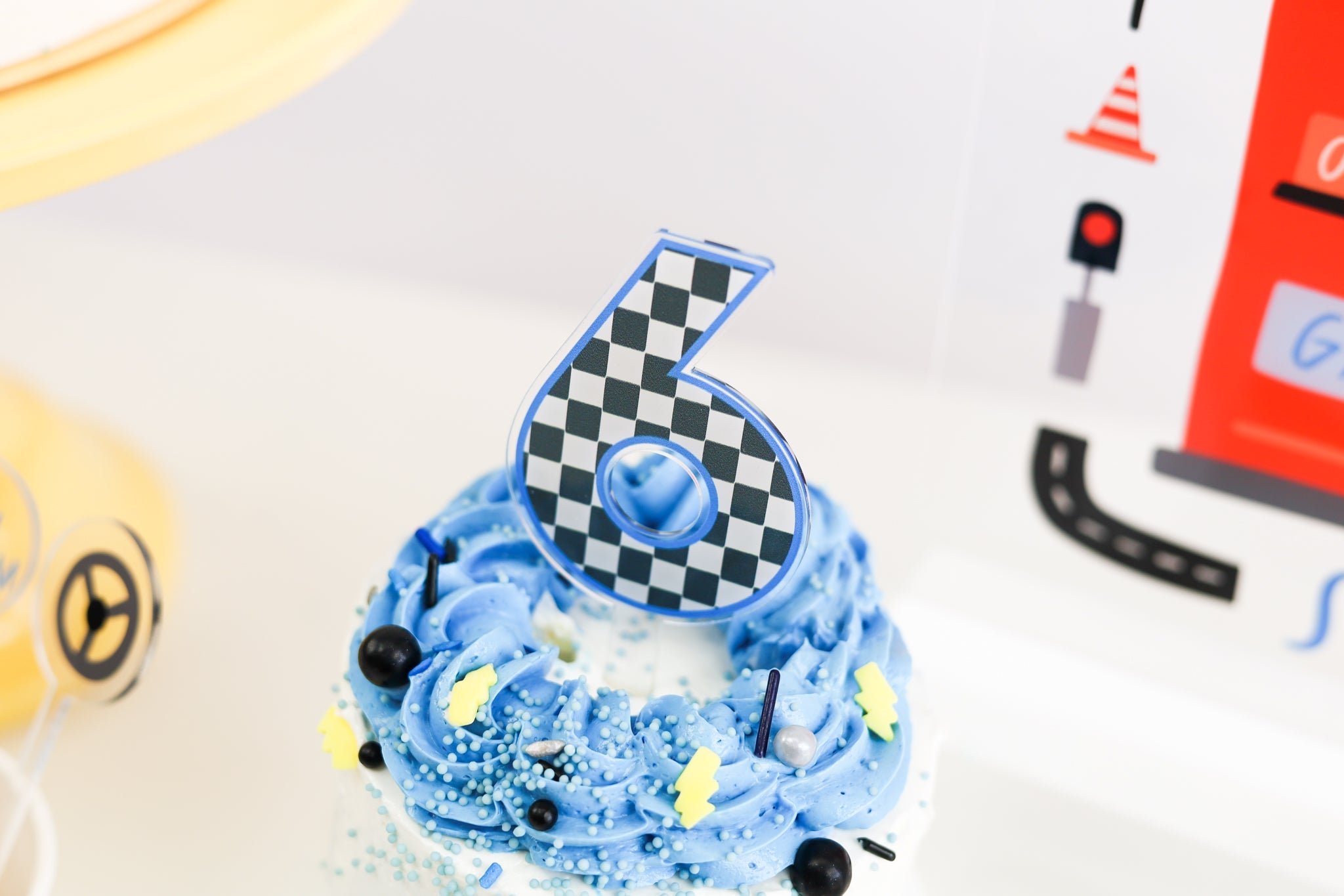 Speed Racer Acrylic Number Set 0-9