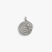 Sapphire Spiral Snake Coin