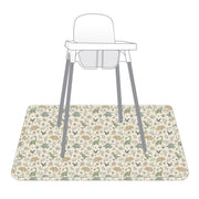 Foliage Dinos Splash Mat - A Waterproof Catch-all For Highchair Spills And More!