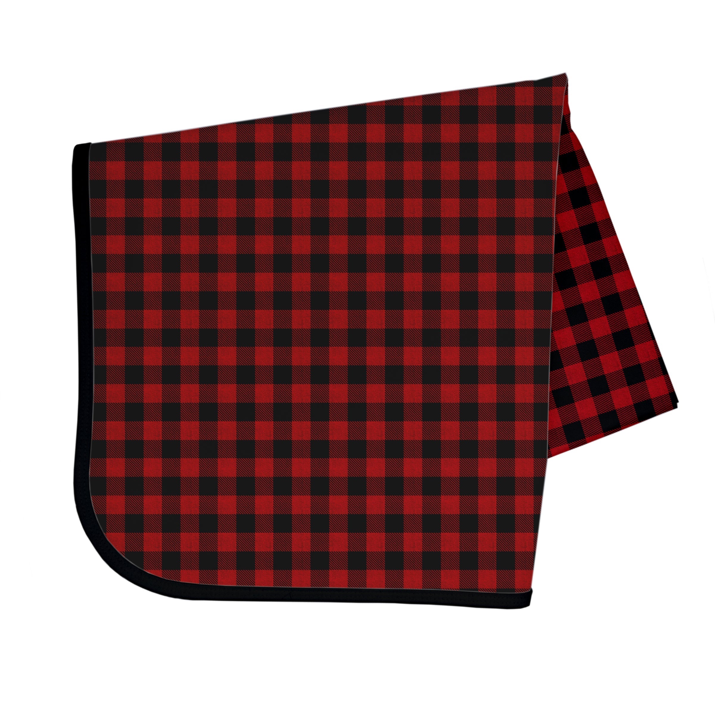 Red Buffalo Plaid Splash Mat - A Waterproof Catch-all For Highchair Spills And More!