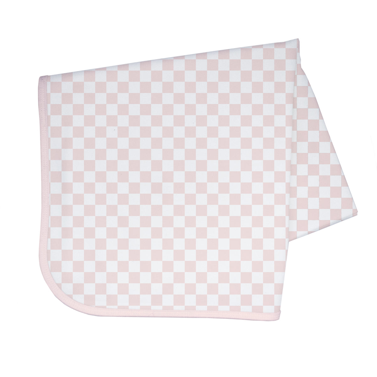 Pretty Pink Checkerboard Splash Mat - A Waterproof Catch-all For Highchair Spills And More!
