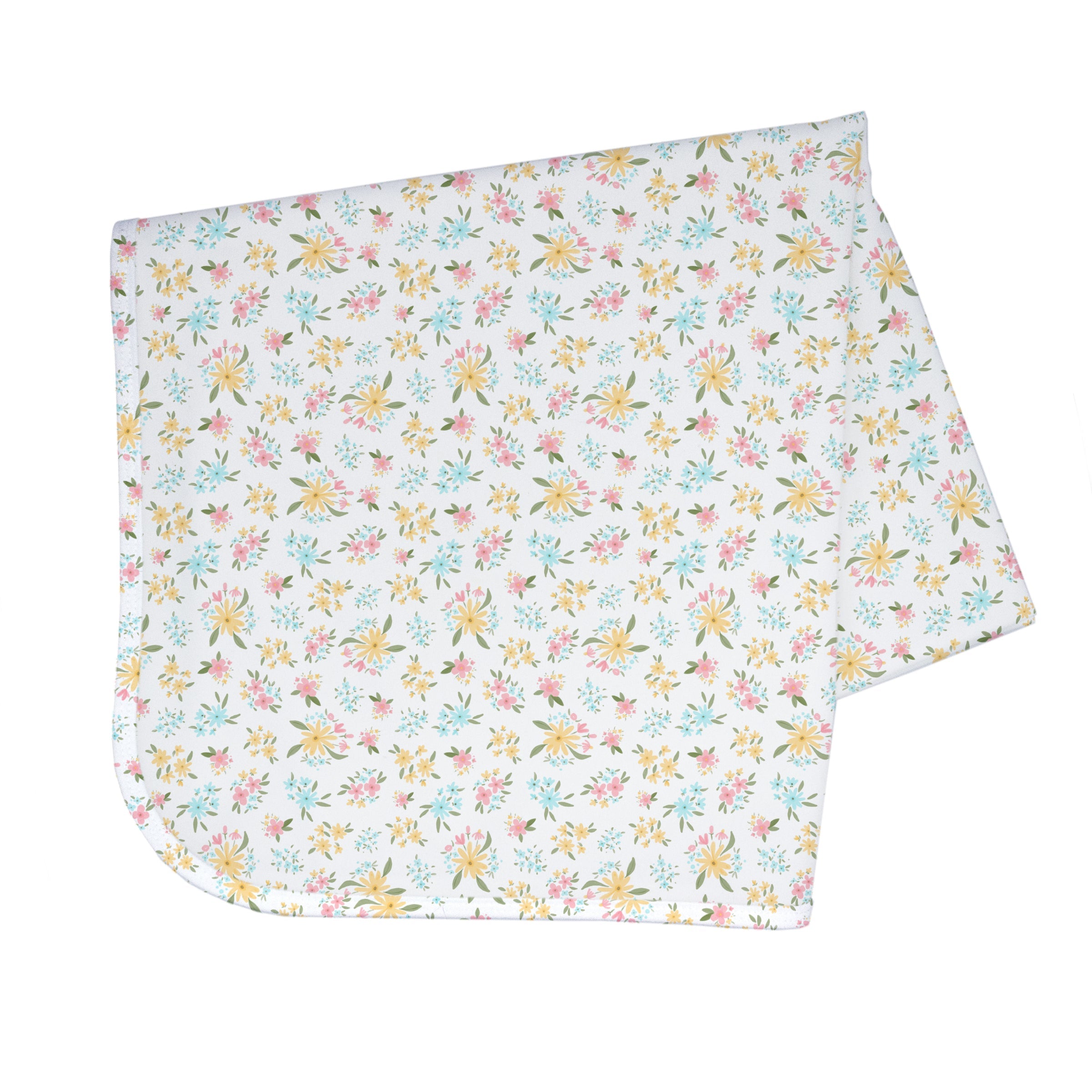 Pastel Floral Splash Mat - A Waterproof Catch-all For Highchair Spills And More!