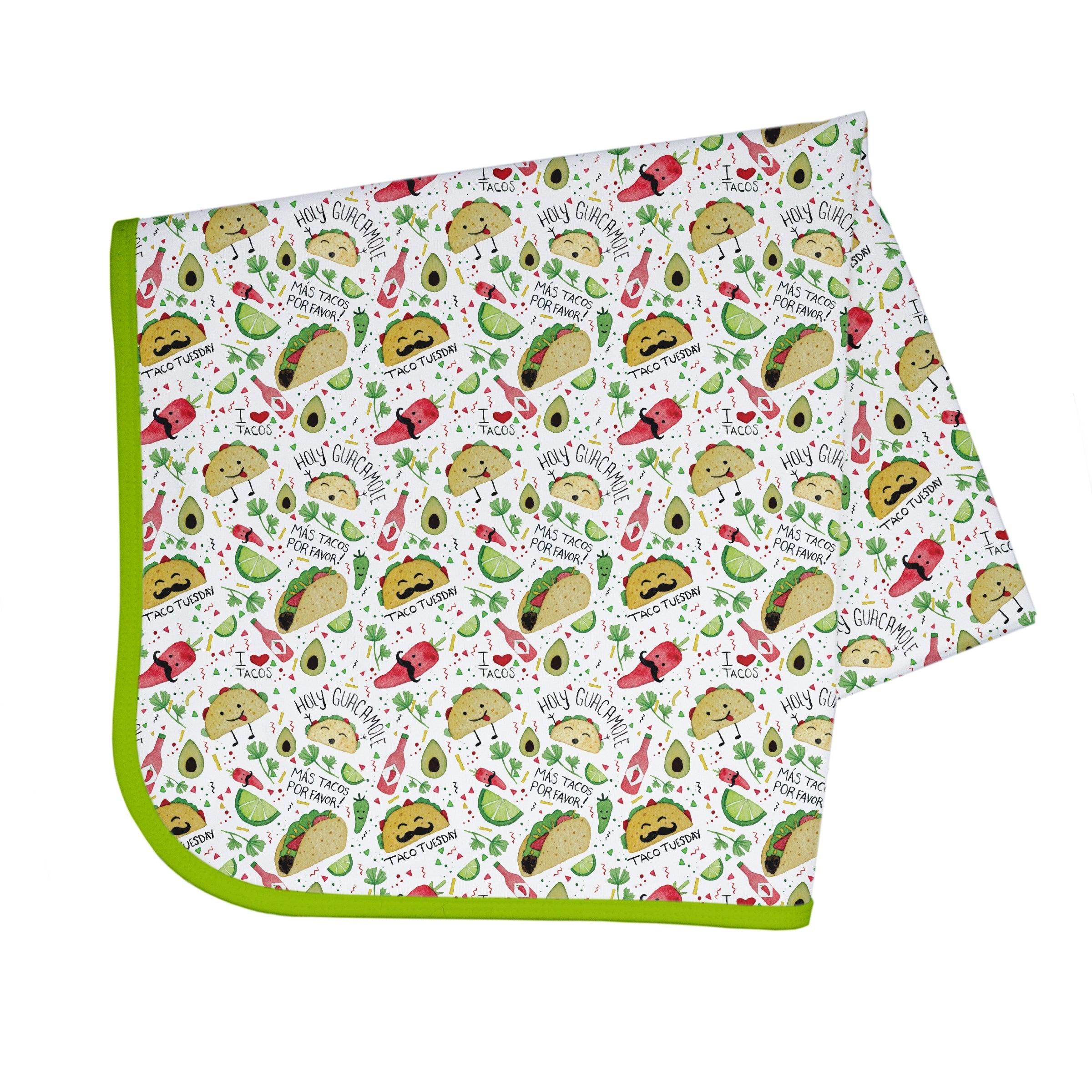 Taco Party Splash Mat - A Waterproof Catch-all For Highchair Spills And More!