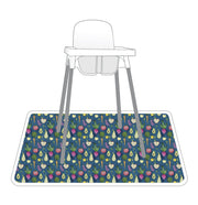 Organic Produce Splash Mat - A Waterproof Catch-all For Highchair Spills And More!