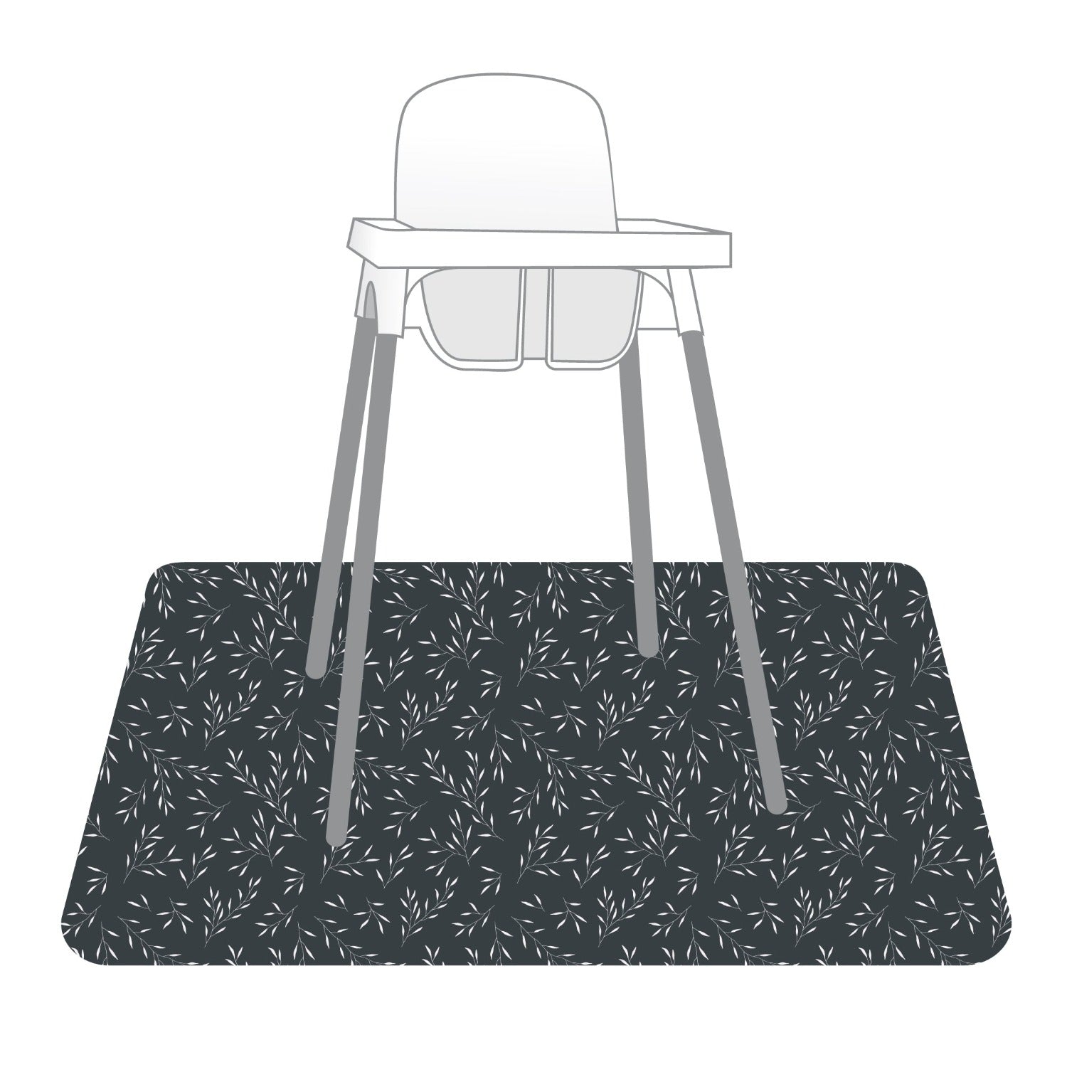 Willow Splash Mat - A Waterproof Catch-all For Highchair Spills And More!