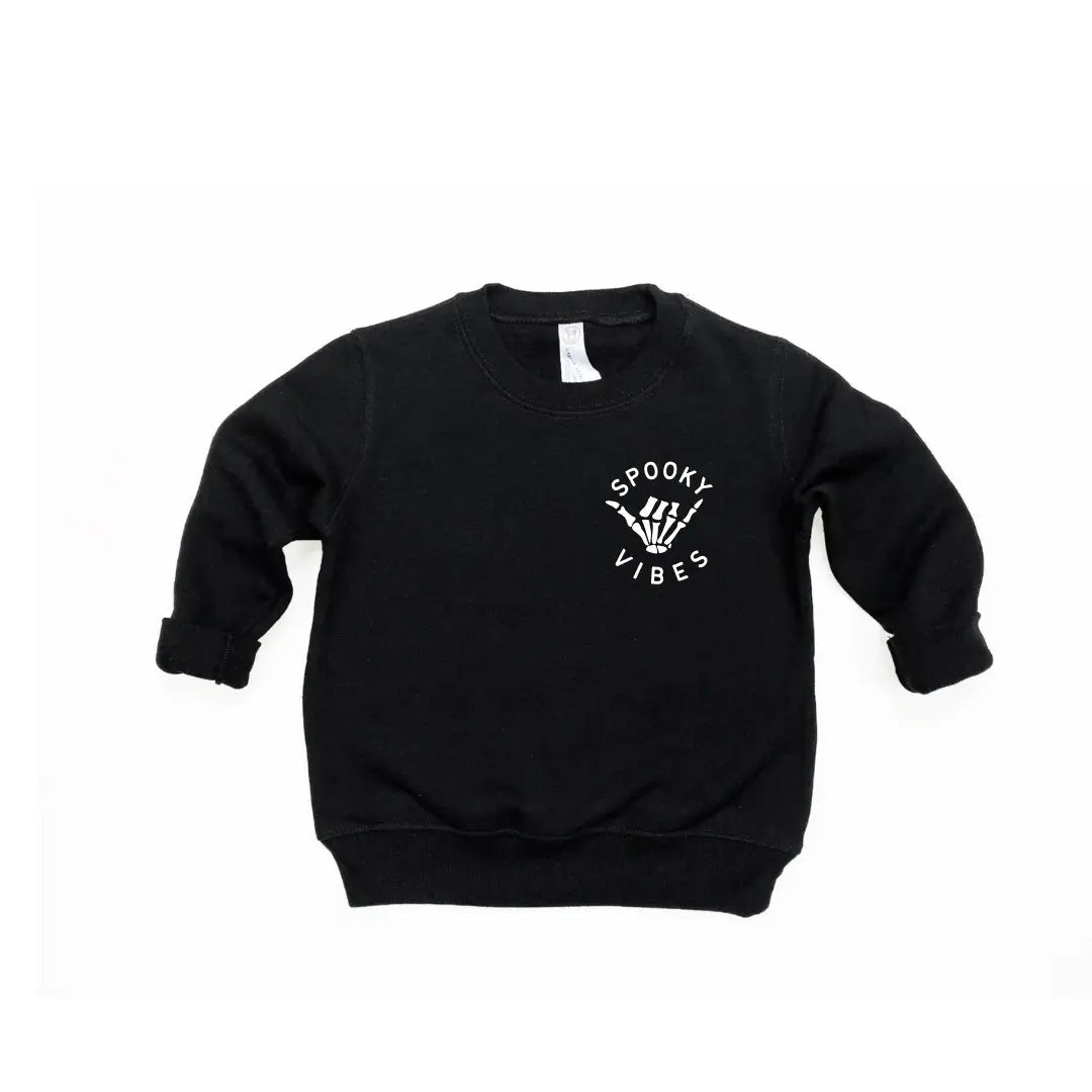 Spooky Vibes Pocket Pullover Sweatshirt