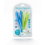 Silicone Spoon 4pk In Blue & Green