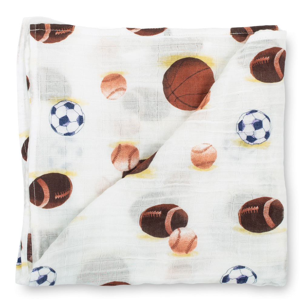Go Sports! Swaddle Blanket