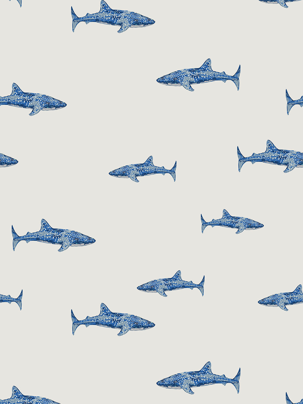 'spotted Shark' Wallpaper By Tea Collection - Sand