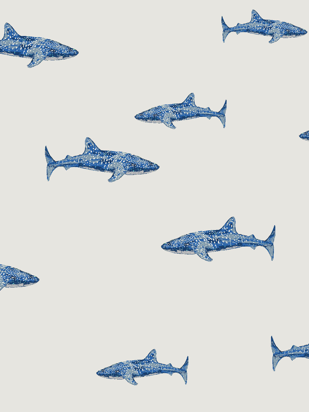 'spotted Shark' Wallpaper By Tea Collection - Sand